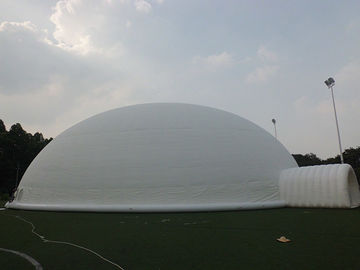De reusachtige 0.55mm van de het Geteerde zeildoek Witte Koepel van pvc Opblaasbare Tent van Lgloo voor Partij