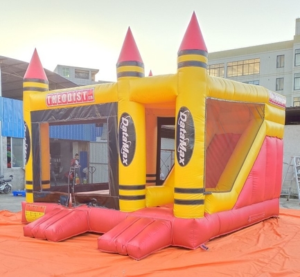 Commercieel Opblaasbaar het Springen de Uitsmijterhuis 5mLX5mWX4mH EN71 van Kasteelcombo