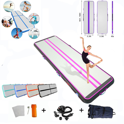 Tuimelende de Gymnastiekmat van DWF 1.2mm Plato Inflatable Gymnastics Air Track