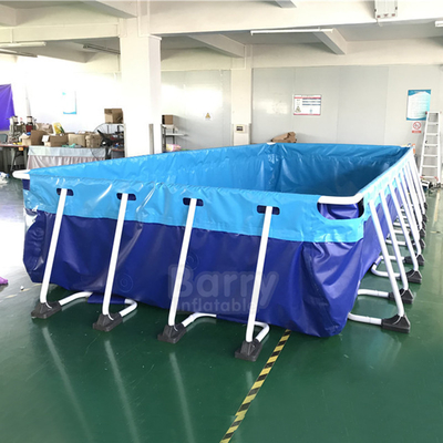 Pvc-Draagbare het Waterpool van de Geteerd zeildoekvoering voor het Parkmateriaal van het Vermaakwater
